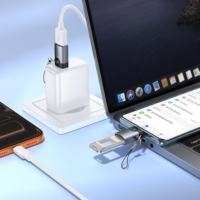 Hoco UA46C Victory Type-C male to USB female adapter