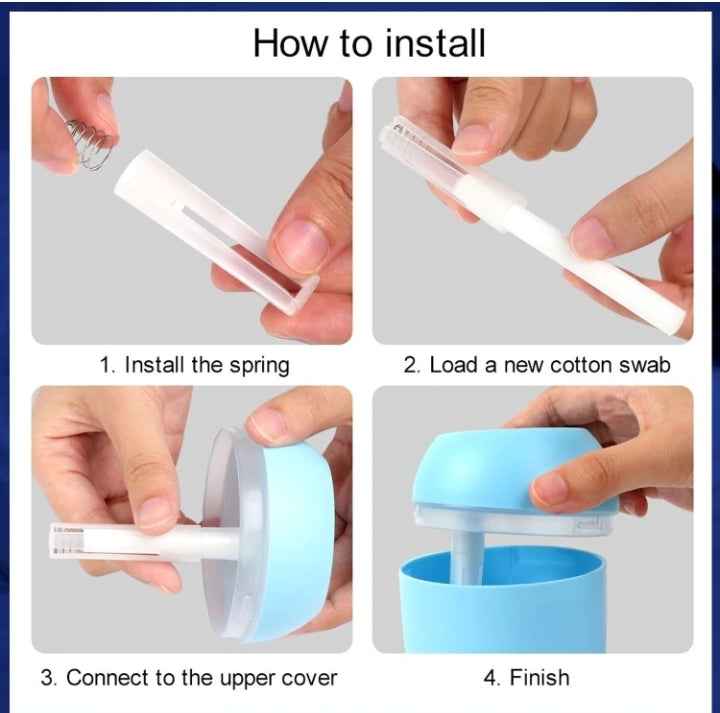 Small Humidifier,220ml USB Desk Personal Humidifier Travel Air Diffuser - Personal Air Humidifier.