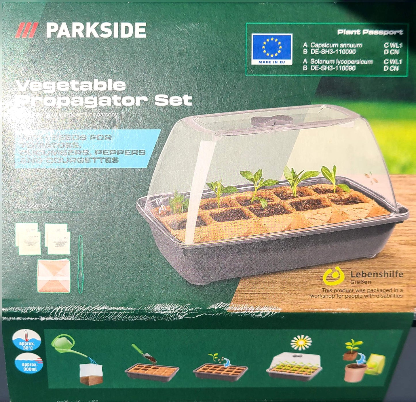 Parkside - Vegetable Mini Greenhouse Designed for Growing