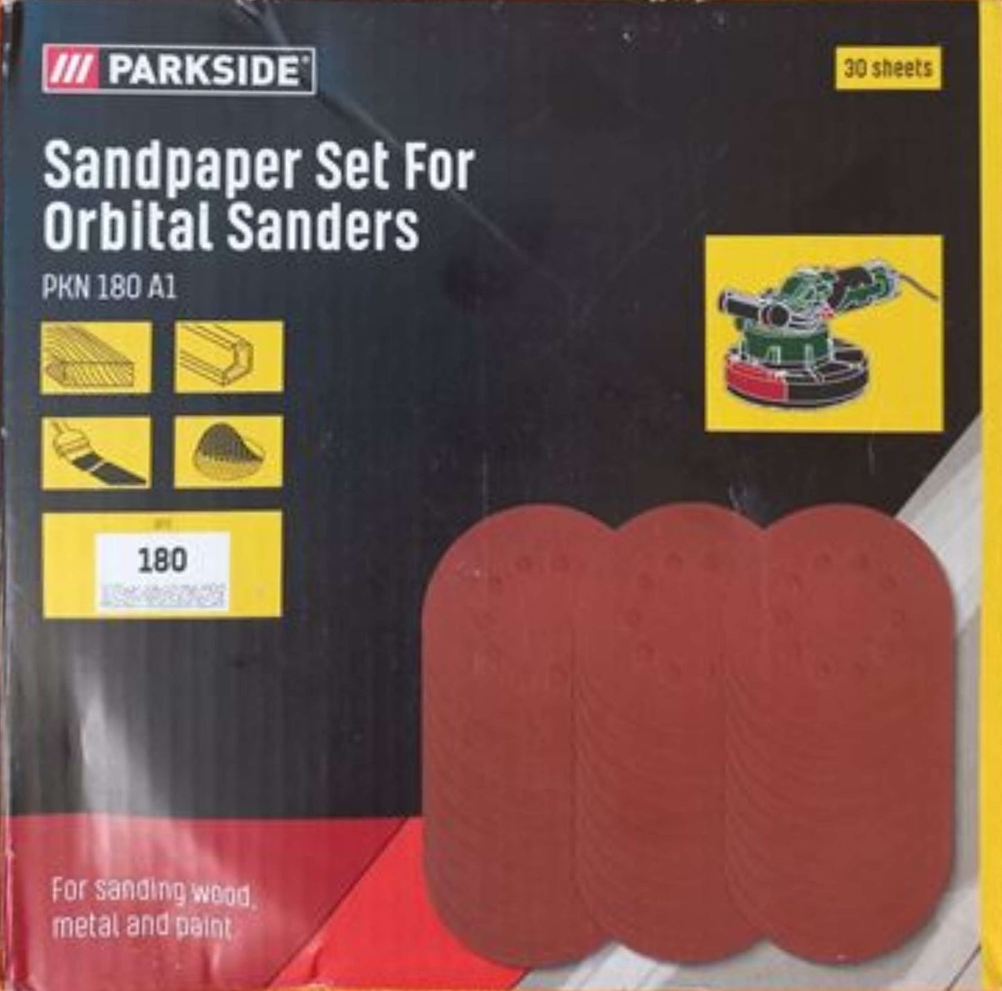 Parkside - Sandpaper set for Orbital Sanders