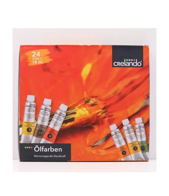 Crelando - Oil Paints Set 24 tube.