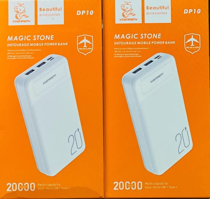VDENMENV Magic Power DP10 20000mAh Power Bank.
