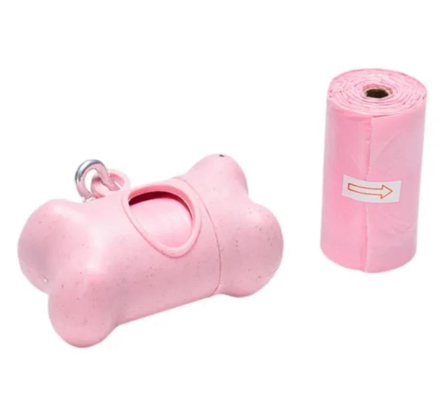 Karlie Poop Bag Holder & 2 Bag rolls 100% Biodegradable