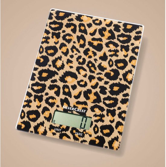 Silvercrest Kitchen Scale - Leopard
