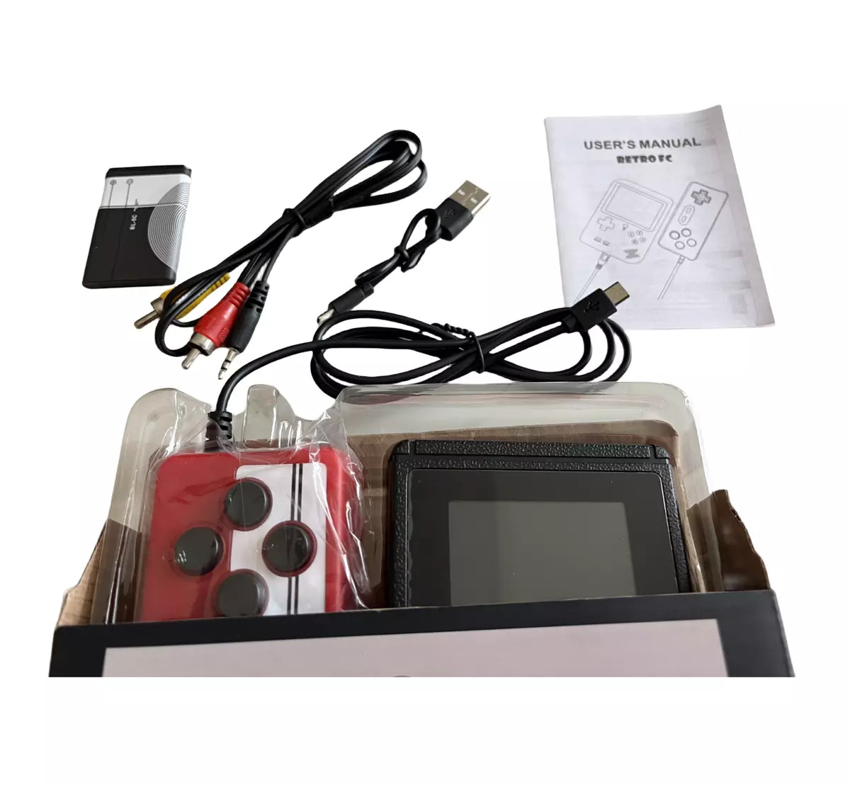 Handheld Video Game Console Preload 400 Retro Games Support 2 Players Play on TV.