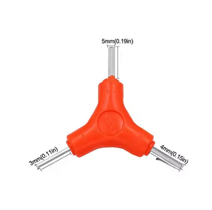 Key Wrench Y-type Handle Inner Hexagon allen Wrench Spanner Hand Bicycle & FishingTool.
