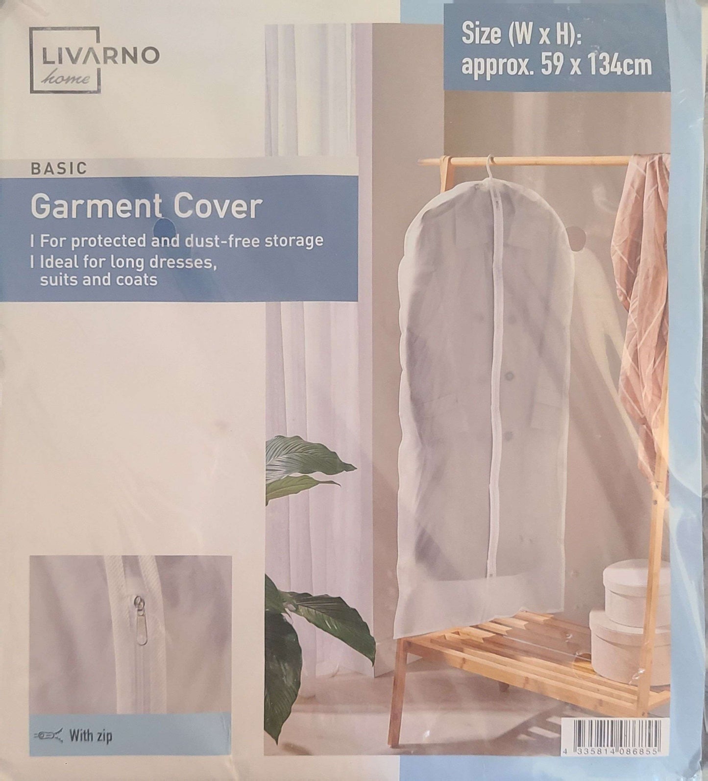 Livarno Home - Garment Cover 59 x 134 cm