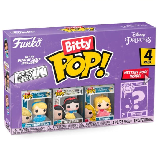 Blister 4 figures Bitty POP Disney Princess Cinderella