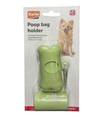 Karlie Poop Bag Holder & 2 Bag rolls 100% Biodegradable
