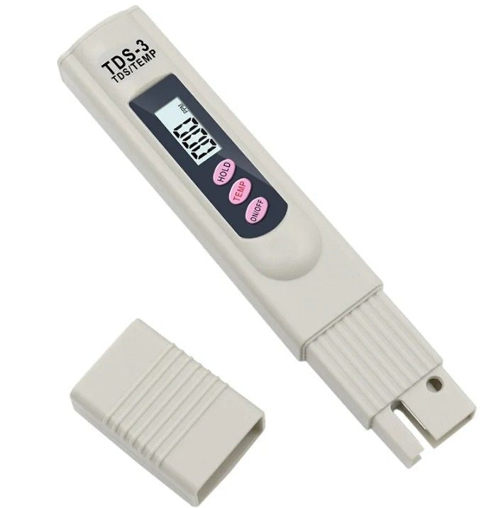TDS Digital Water Tester Portable Water Quality Analysis Meter Water Purity Check Test Pen 0-9999 Ppm Measurement TDS-3