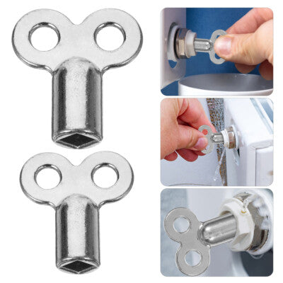 Parkside - 4 pcs Radiator Bleeding Keys Plumbing Valve Keys Heating Radiator Bleed Hole