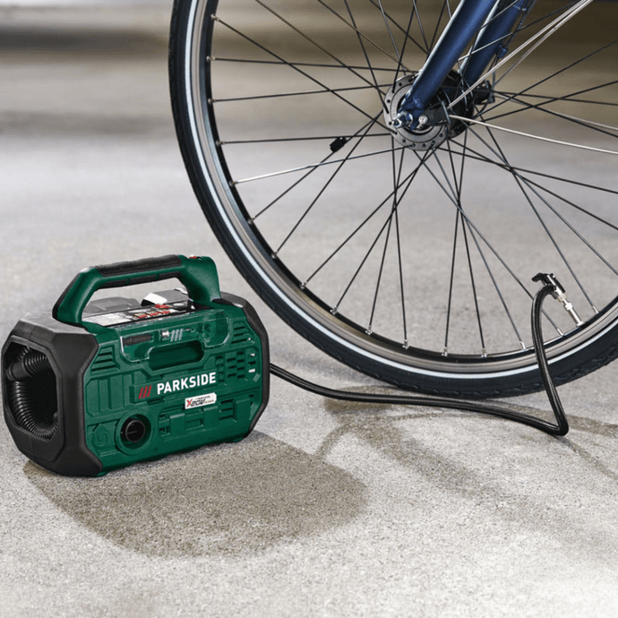 Parkside - Cordless Air Compressor & Pump Without Charger & Battery