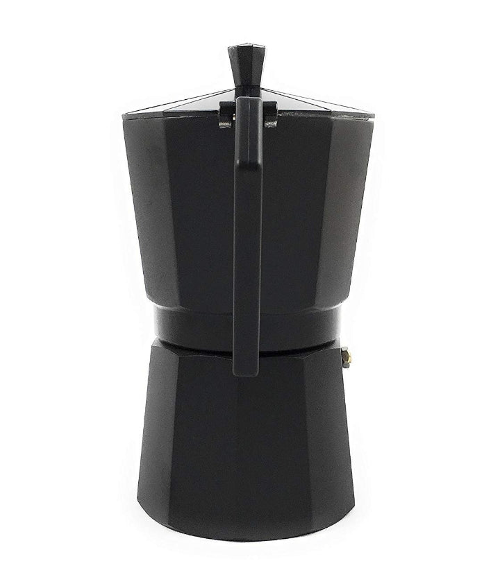 ERNESTO - Italian Coffee Maker Aluminum 9  cups ( Brand new some shipping scratches)