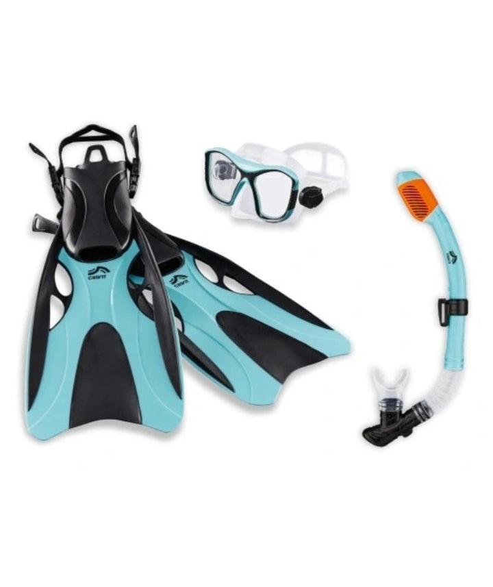 Crivit snorkeling set blue size L/XL