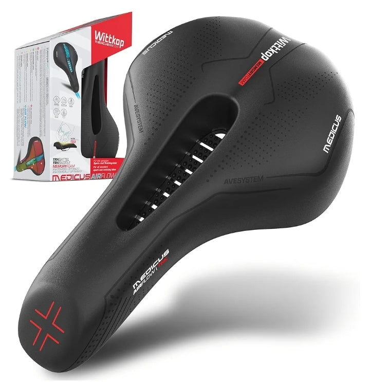 WITTKOP Bicycle Saddle with Innovative 5-Zone Medicus Concept