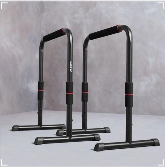 Crivit - Set of 2 Dip Bars, Equalizer Bars.  Parallettes), for Bodyweight Strength Training.