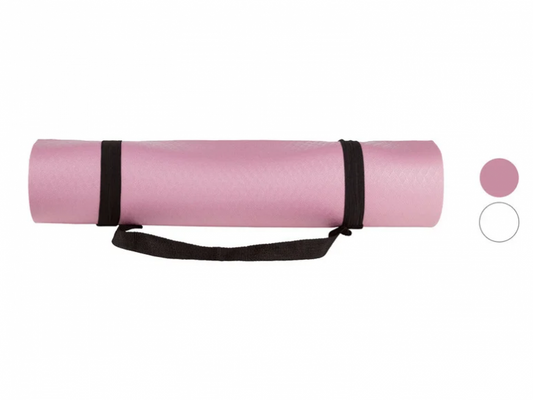 Crivit -  Yoga Mat 180 x 60 cm, with carrying strap, Purple Color