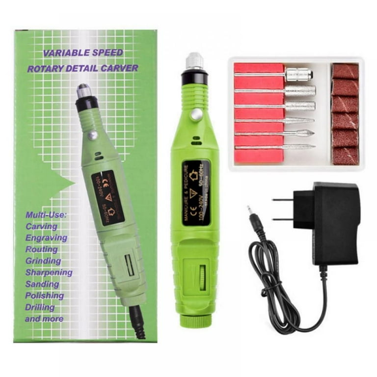 Professional Electric Nail Art Drill Bits Portable Nail Grinding Manicure Machine Pen Nail Drill File Kit Gel Nail Polish Remover Tools