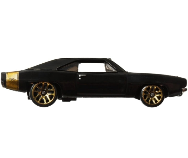 Hot Wheels Fast and FURIOUS Dominic Toretto Auto 1968 DODGE CHARGER Model Die Cast Scale 1:64 - Length 7 cm.