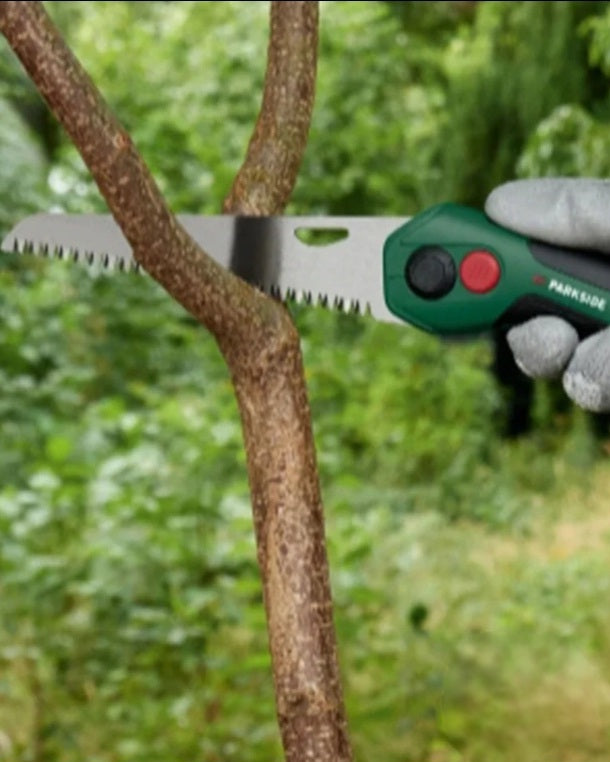 Parkside folding pruning saw with carbon steel saw blade