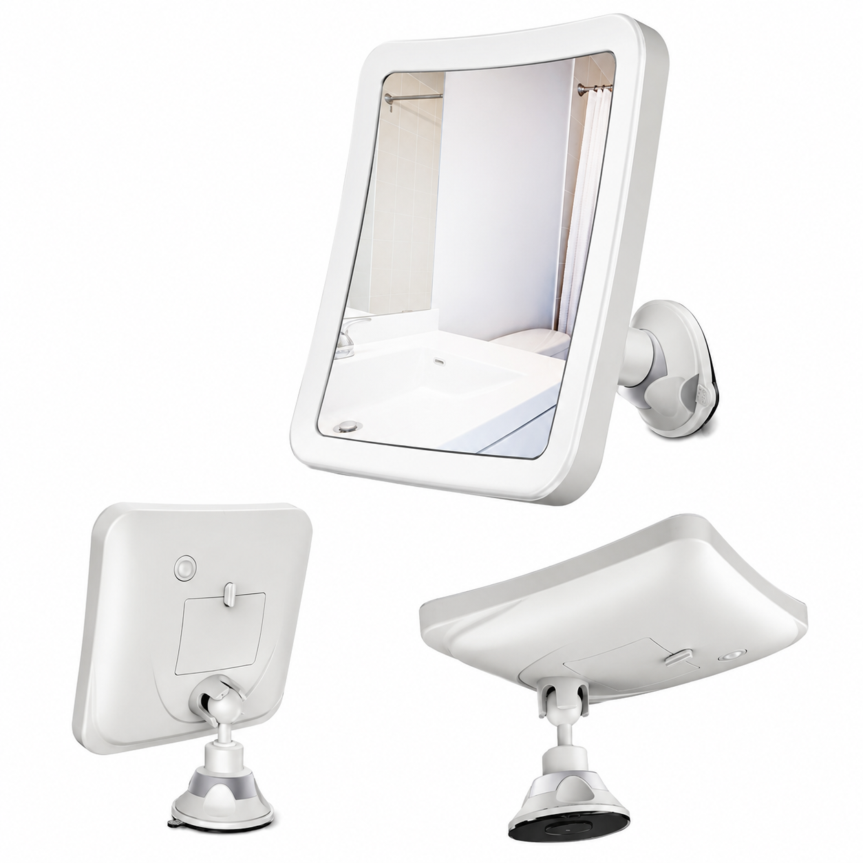 Ambiano - LED Cosmetic Mirror with a Suction Cup