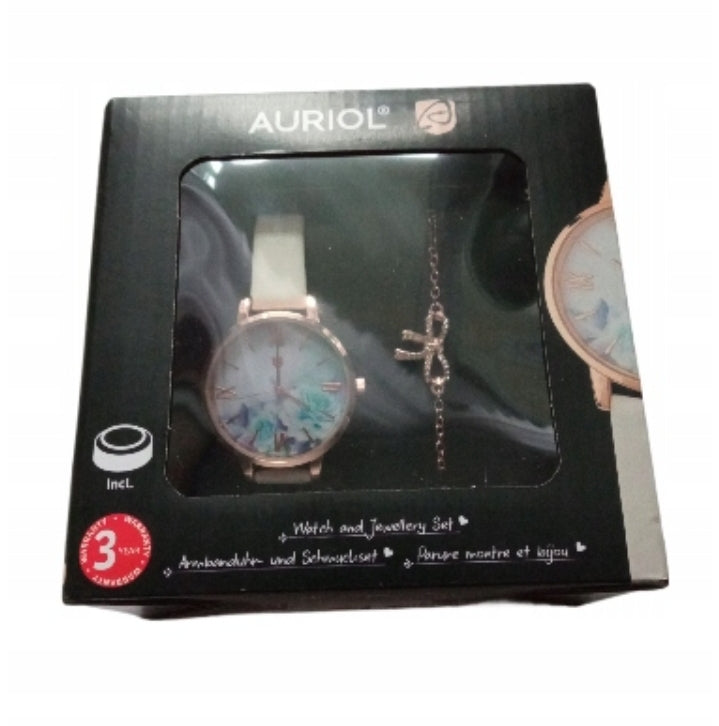 Auriol women's watch + bracelet set