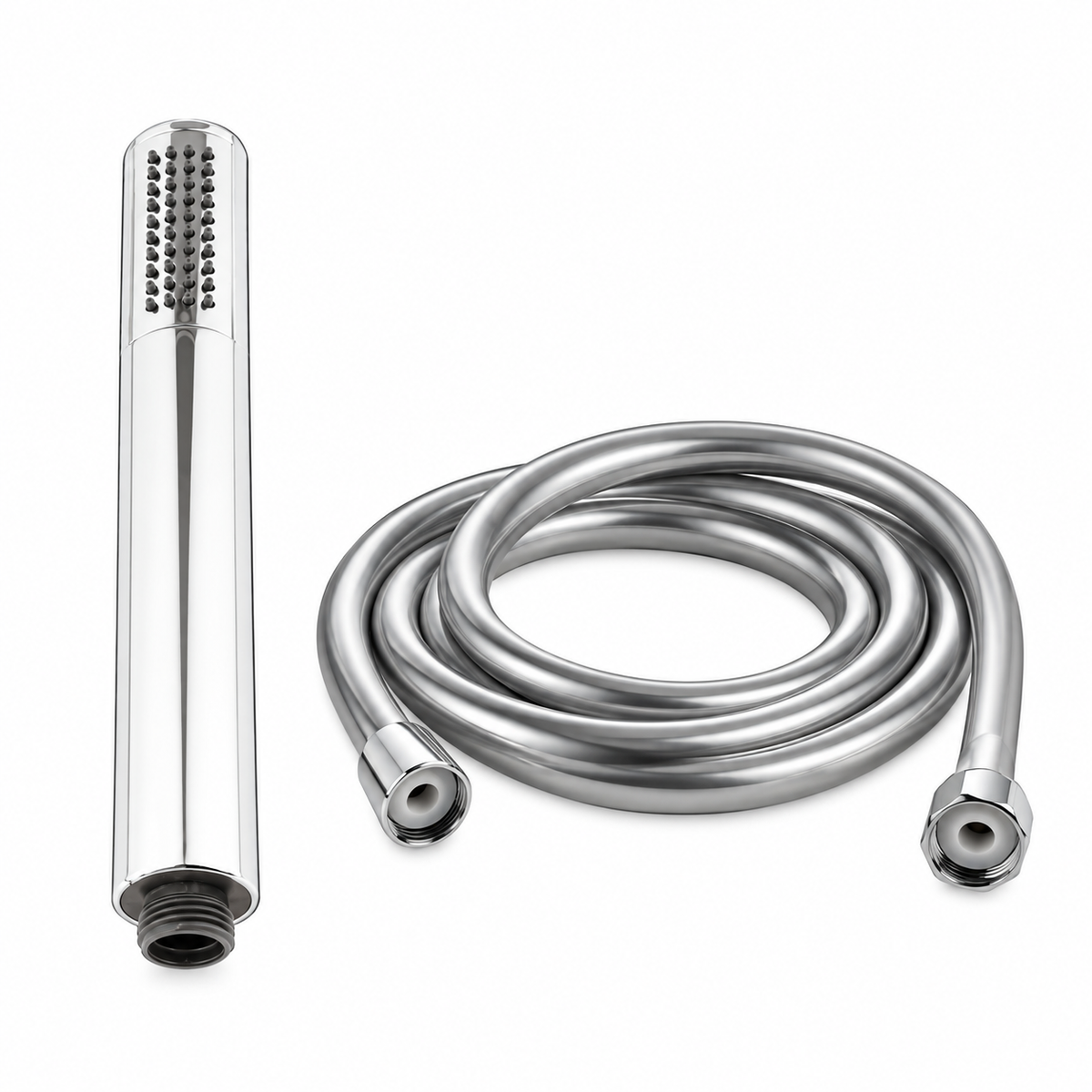 Livarno Home - Pencil/Straight Handheld Shower Head and Hose Set