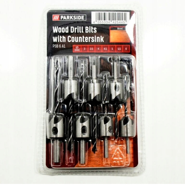 Parkside - PSB 6 A1 Drill & Counter Sink Set.