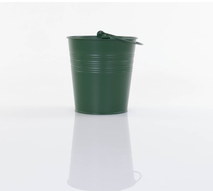 BALCONY FLOWER POT, BUCKET, GALVANIZED, LINGO, DIAMETER 15 CM, BOLTZE
