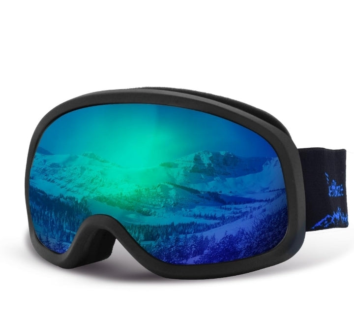 Crivit - Ski Goggles Men Women Unisex OTG Ski Goggles for Glasses Wearers Anti-Fog UV Protection.