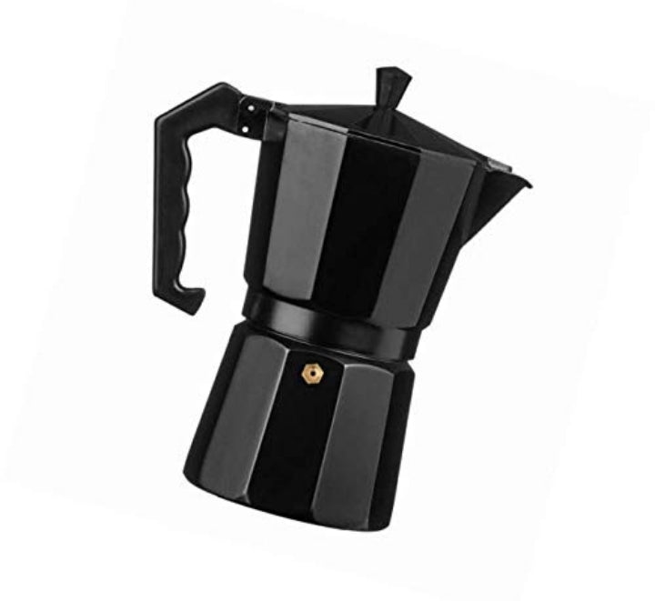 ERNESTO - Italian Coffee Maker Aluminum 9  cups ( Brand new some shipping scratches)