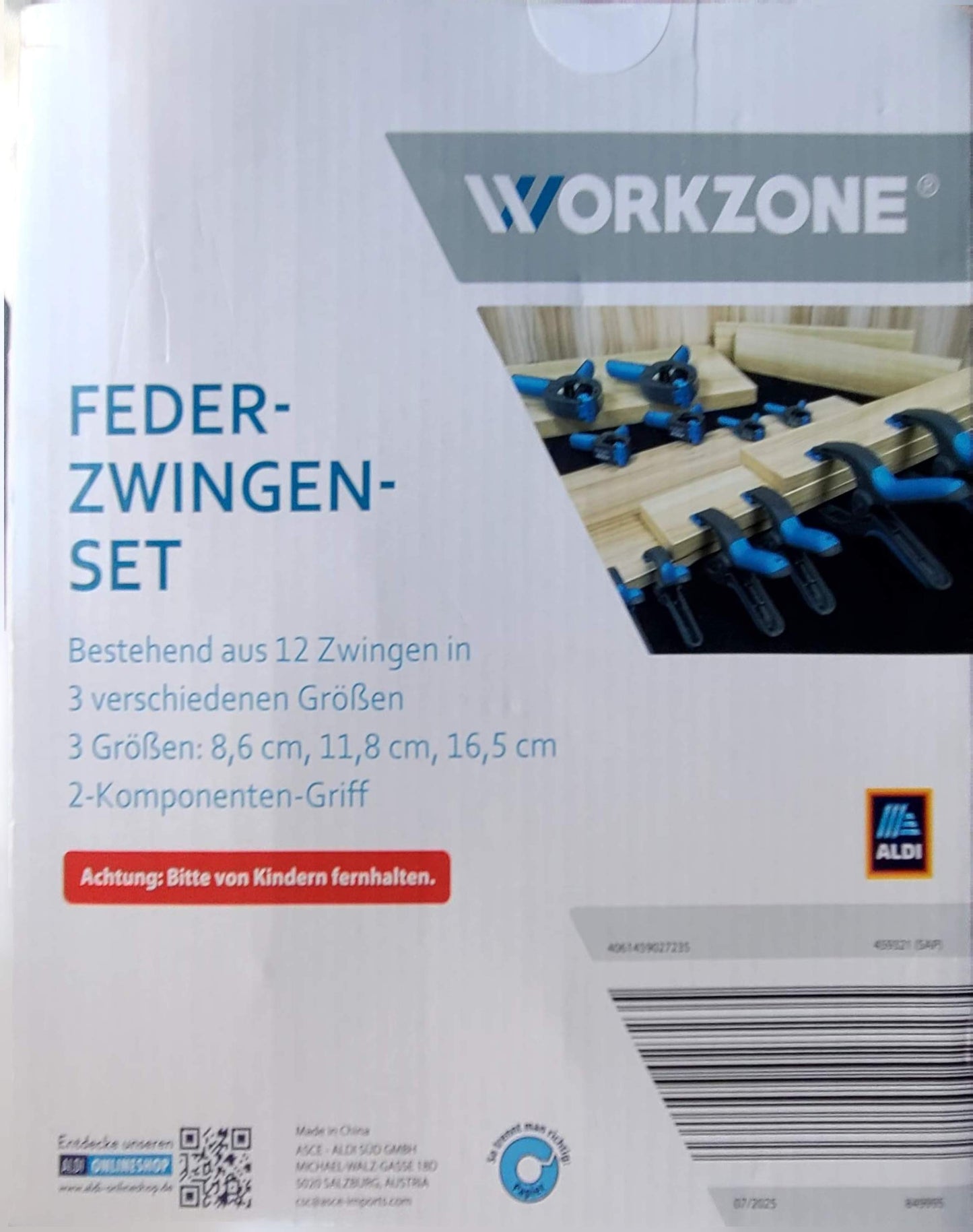 Workzone - Spring Clamp Set 12 Pieces