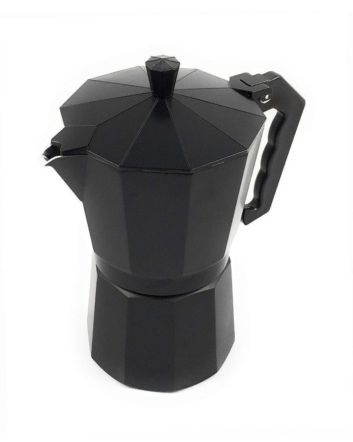 ERNESTO - Italian Coffee Maker Aluminum 9  cups ( Brand new some shipping scratches)