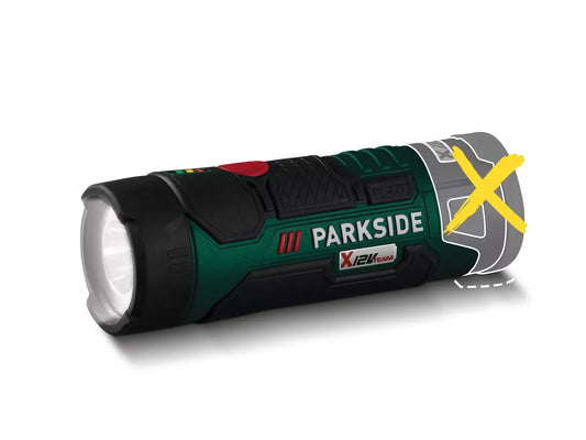 Parkside 12V Cordless LED Worklight Rechargeable Torch Bare Light.