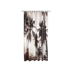 Livarno - Home Shower curtain, 180 x 200 cm (palm trees).