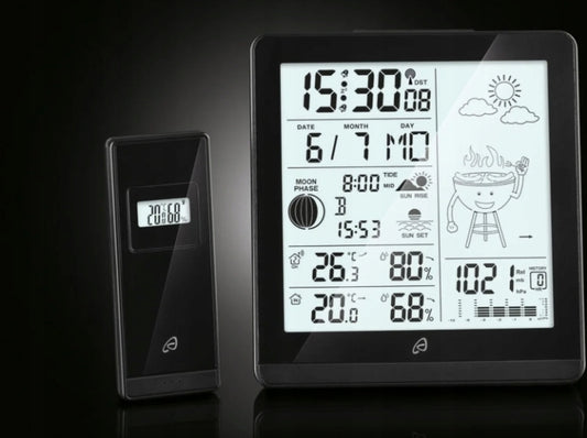 AURIOL Wireless weather station with LCD display