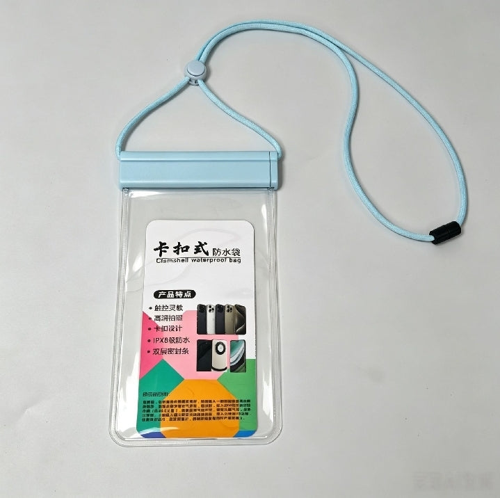 High-End Mobile Phone Waterproof Bag with Touch
Screen Capability, Suitable for Swimming, Seaside, and
Underwater Travel; New Diving Protective Case