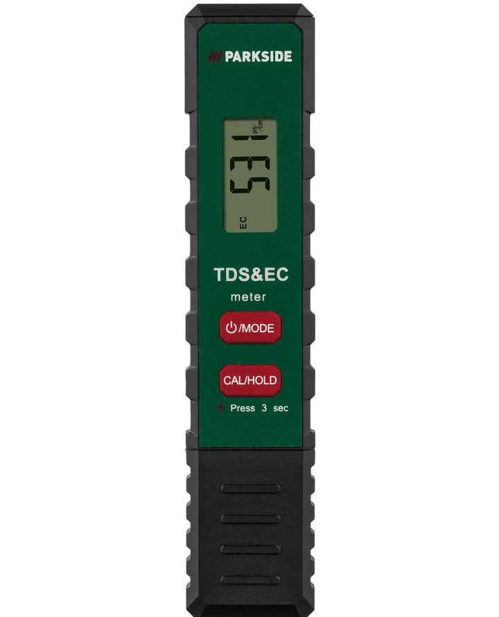 PARKSIDE TDS meter - Determining the TDS/EC value and water temperature