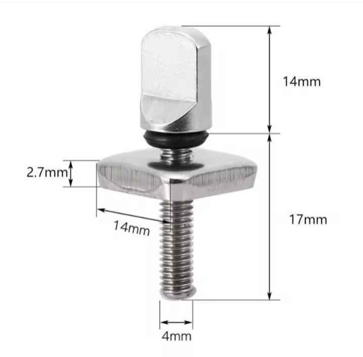SUP Board 316 stainless steel screw fin box fixing stand up paddle , Mistral