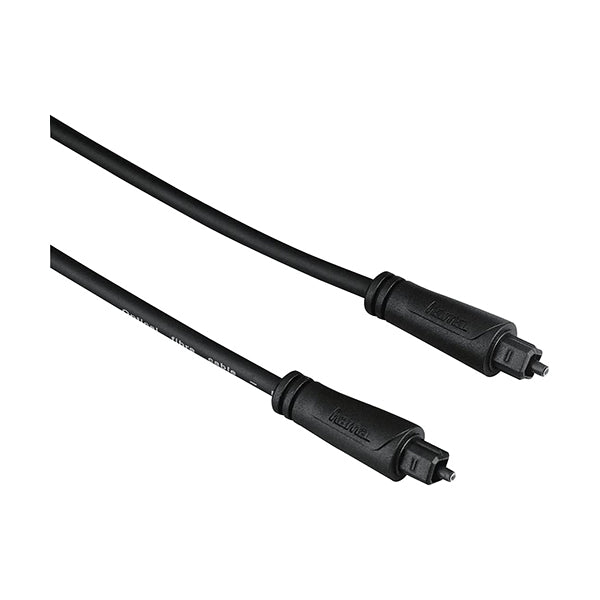 HAMA Audio Optical Fibre Cable, ODT plug (Toslink), 0.75 m - Black