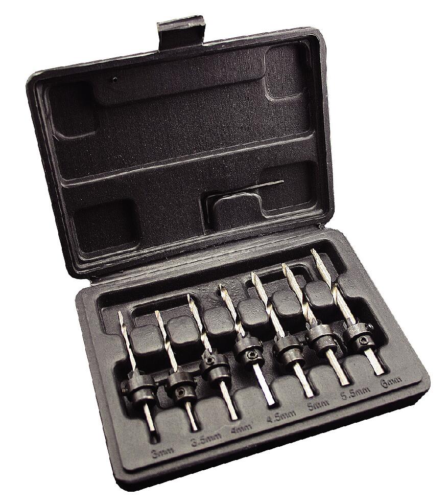 Parkside - 7pcs Shell Drill Countersink 3-6mm.