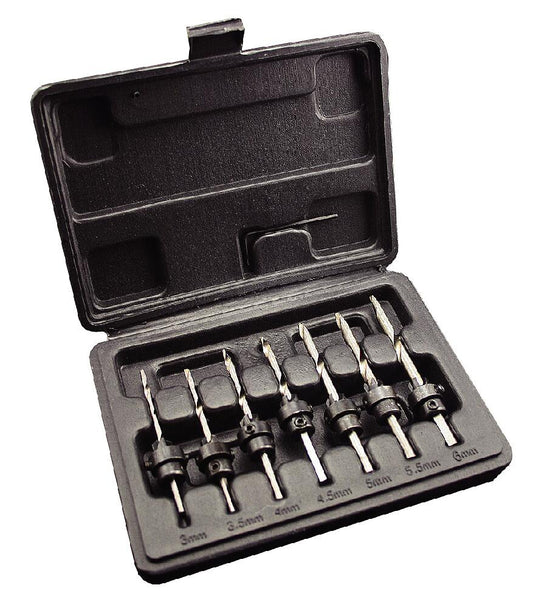 Parkside - 7pcs Shell Drill Countersink 3-6mm.