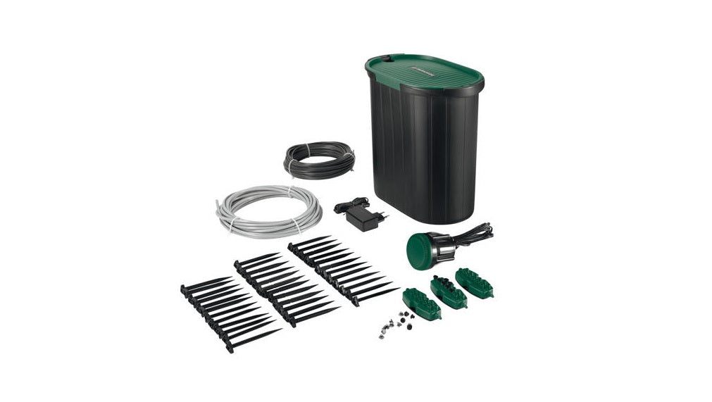 Parkside Holiday Irrigation System, a 28W automatic plant watering kit.
