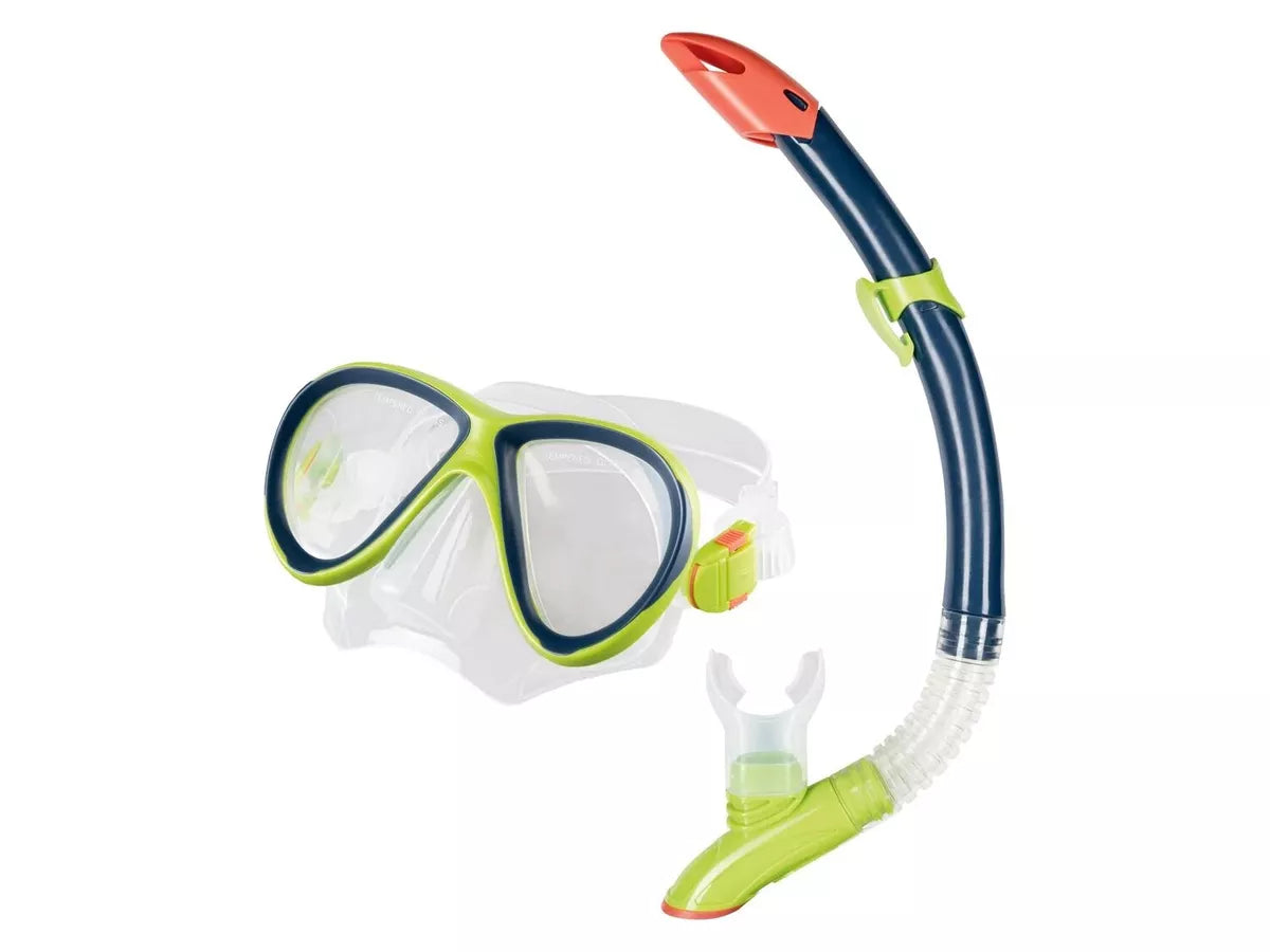 Crivit Adult Snorkelling Set Diving Mask and Snorkel Set Scuba Dive Sea Diver
