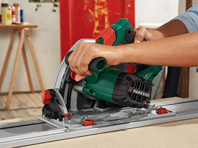Parkside - PTSS 1200 Plunge Saw With Guide Rail.
