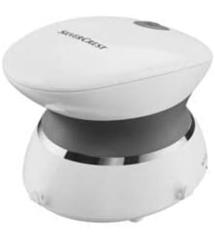 Silvercrest Personal Care Mini Massager 2-in-1 Exfoliator and Gentle Vibrating Massage Waterproof for use in Bath and Shower