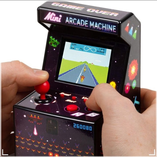 ΤΟΥ Lino - Tragbares Retro-Arcade-Spiel, a Portable Mini Arcade Machine Featuring 240 Pre-installed 8-bit Games.