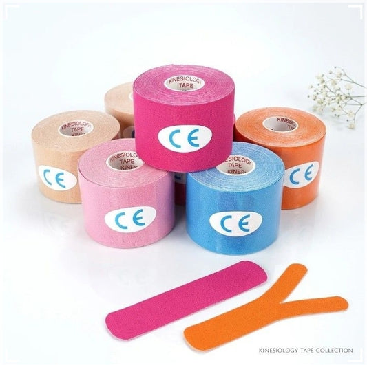 Cotton Athlete Fitness Kinesiology Tape ﻿ 5cm Custom Strong Elasticity Skin-Friendly