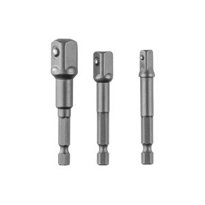 Parkside - Bit Holder/Square Adapter Set (Square Adapter Set, 3-Piece)