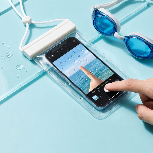 High-End Mobile Phone Waterproof Bag with Touch
Screen Capability, Suitable for Swimming, Seaside, and
Underwater Travel; New Diving Protective Case